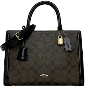 Coach  Pvc Leather Handbag Shoulder Bag Tote Bag (Pre-Owned)