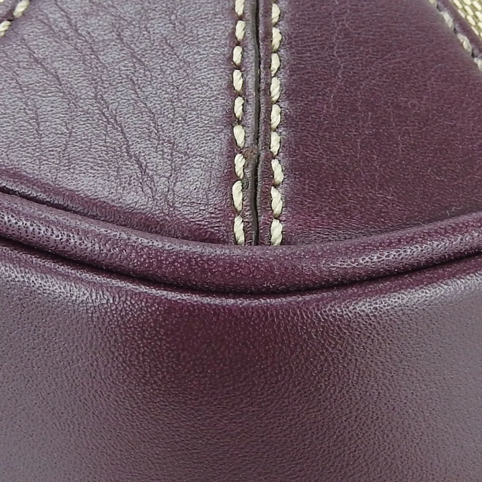 Coach Signature  Canvas Leather Tote Bag (Pre-Owned)