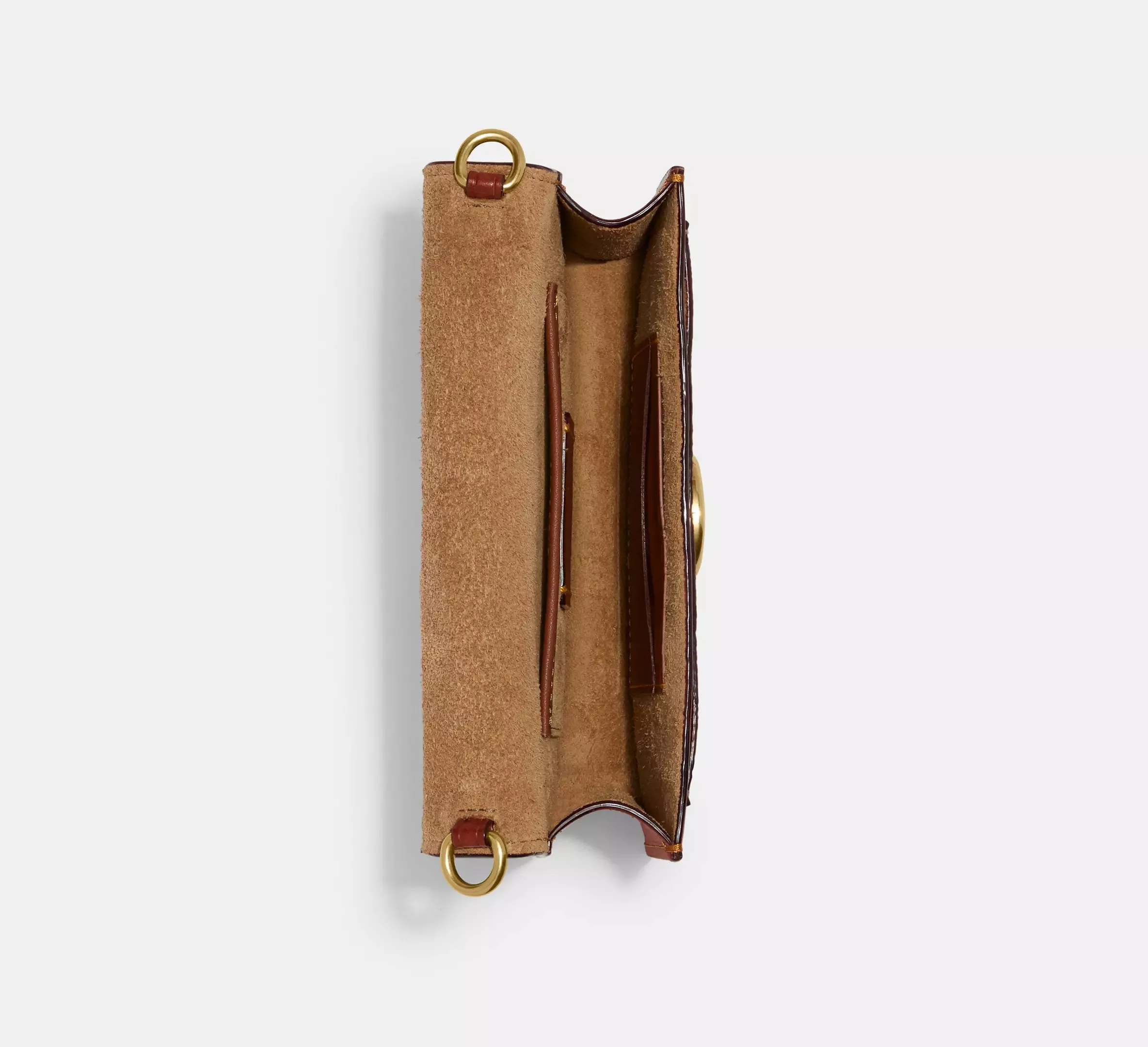 Coach Tabby Crossbody Wristlet In Signature Canvas