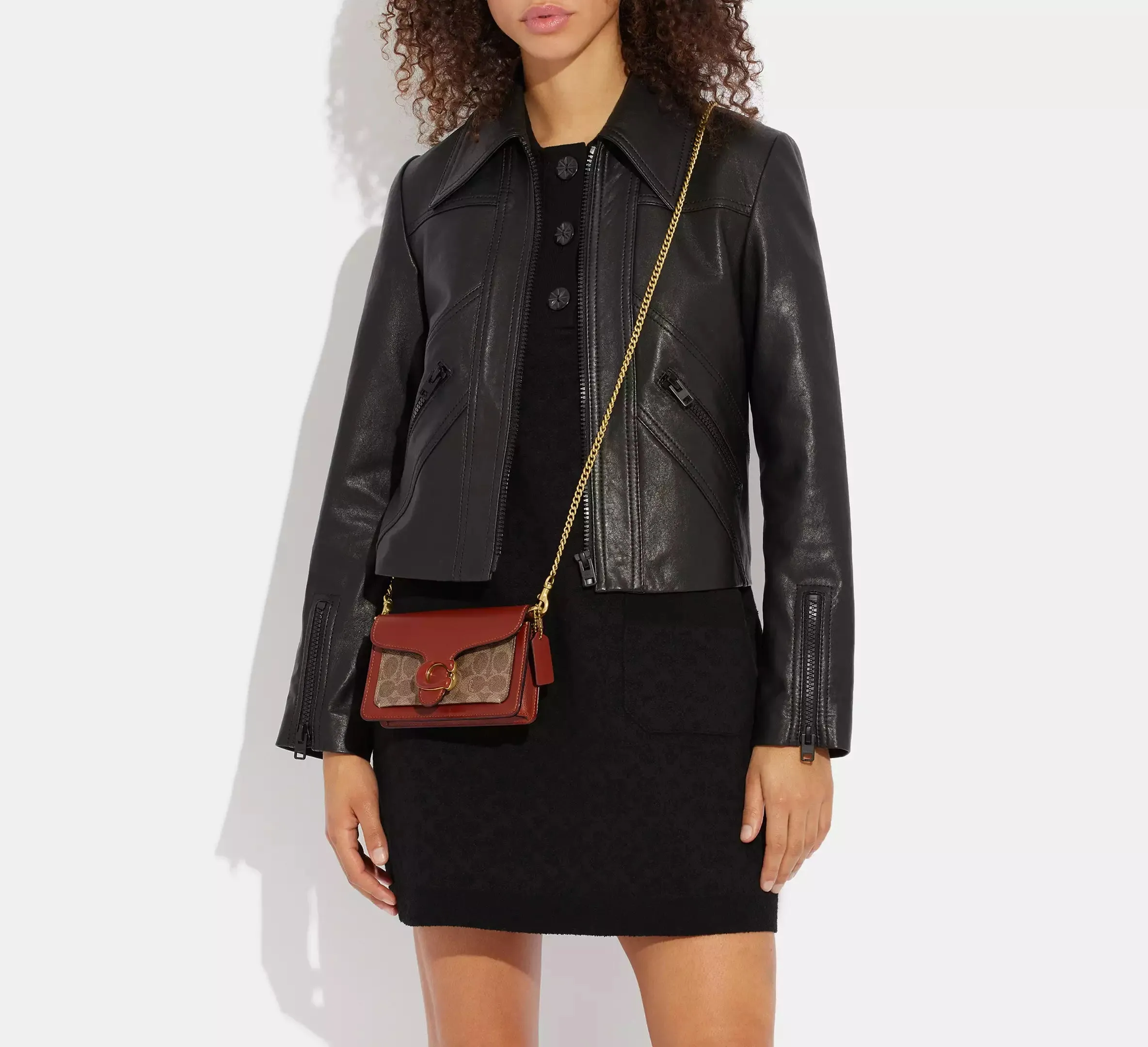 Coach Tabby Crossbody Wristlet In Signature Canvas
