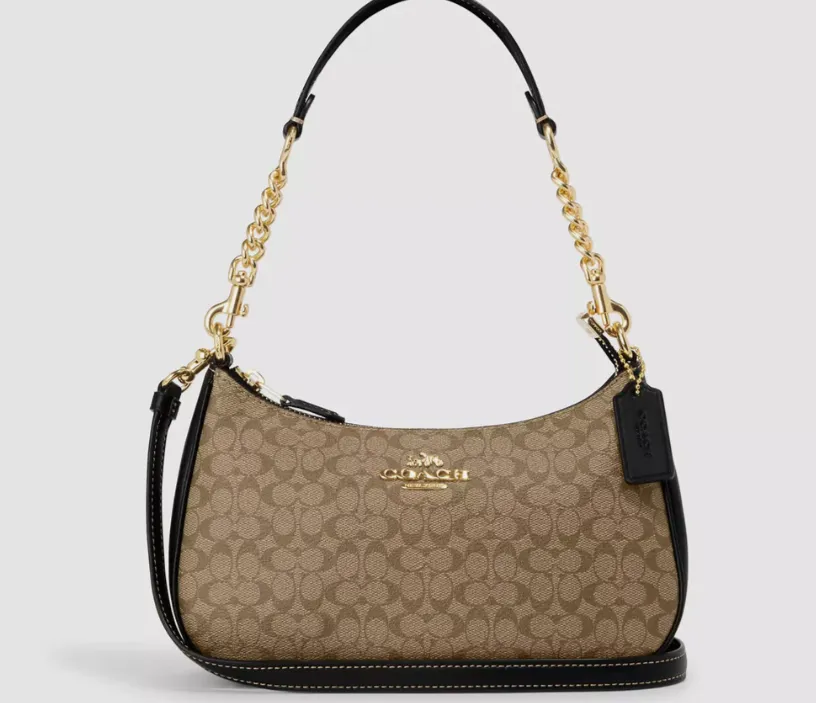 Coach Teri Shoulder Bag in Signature Canvas