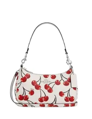 Coach Teri Shoulder Bag With Cherry Print