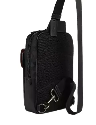 Coach Track Pack In Signature Canvas