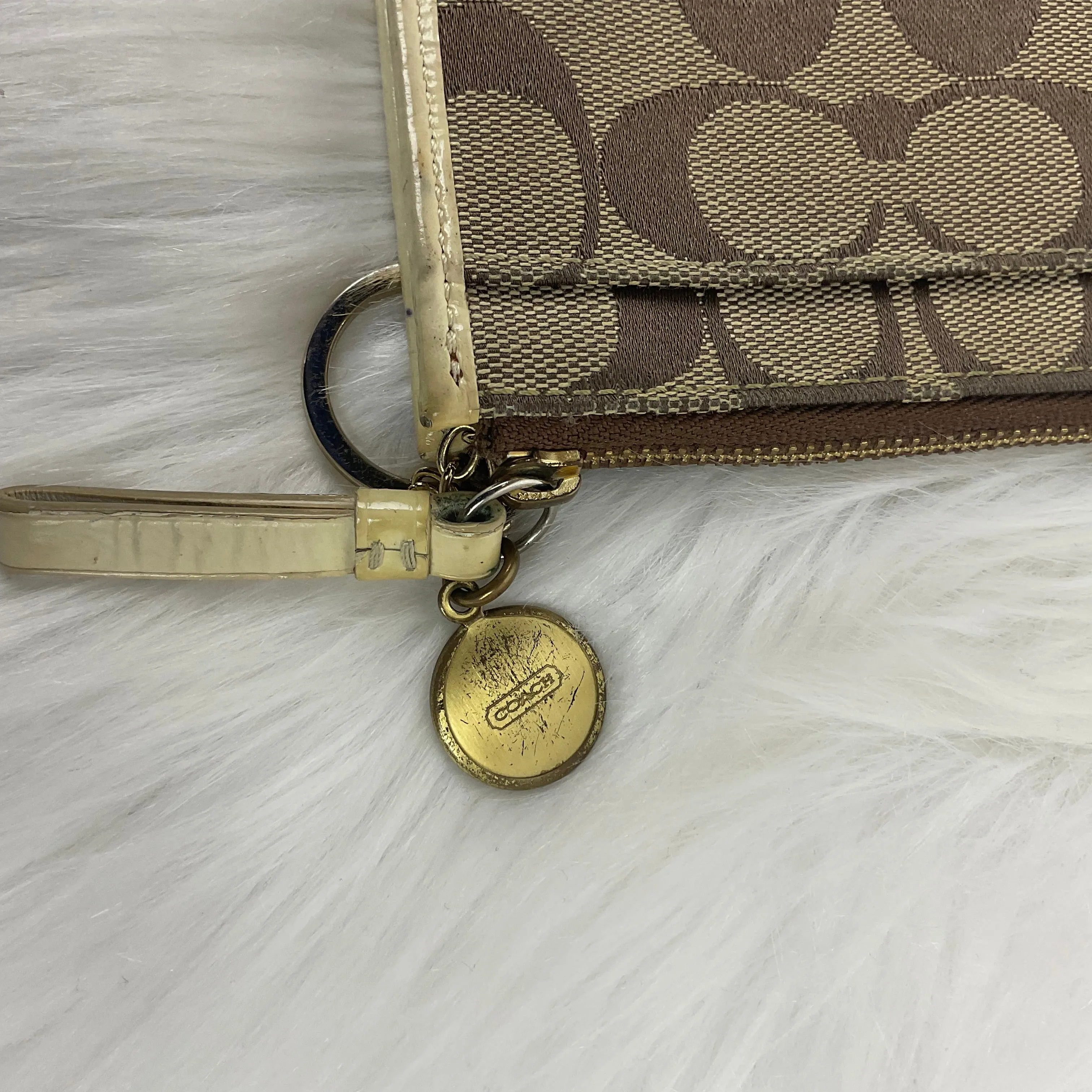 Coin Purse Designer By Coach, Size: Small