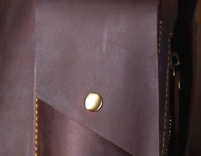 COOL LEATHER MENS SLING BAG CROSSBODY BAG Chest Bag FOR MEN