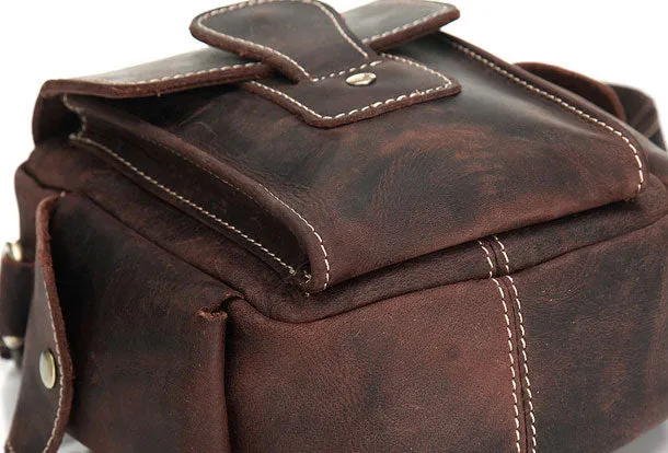 Cool Mens Leather Chest Bags Sling Bag Sling pack Shoulder Sling bags For Men