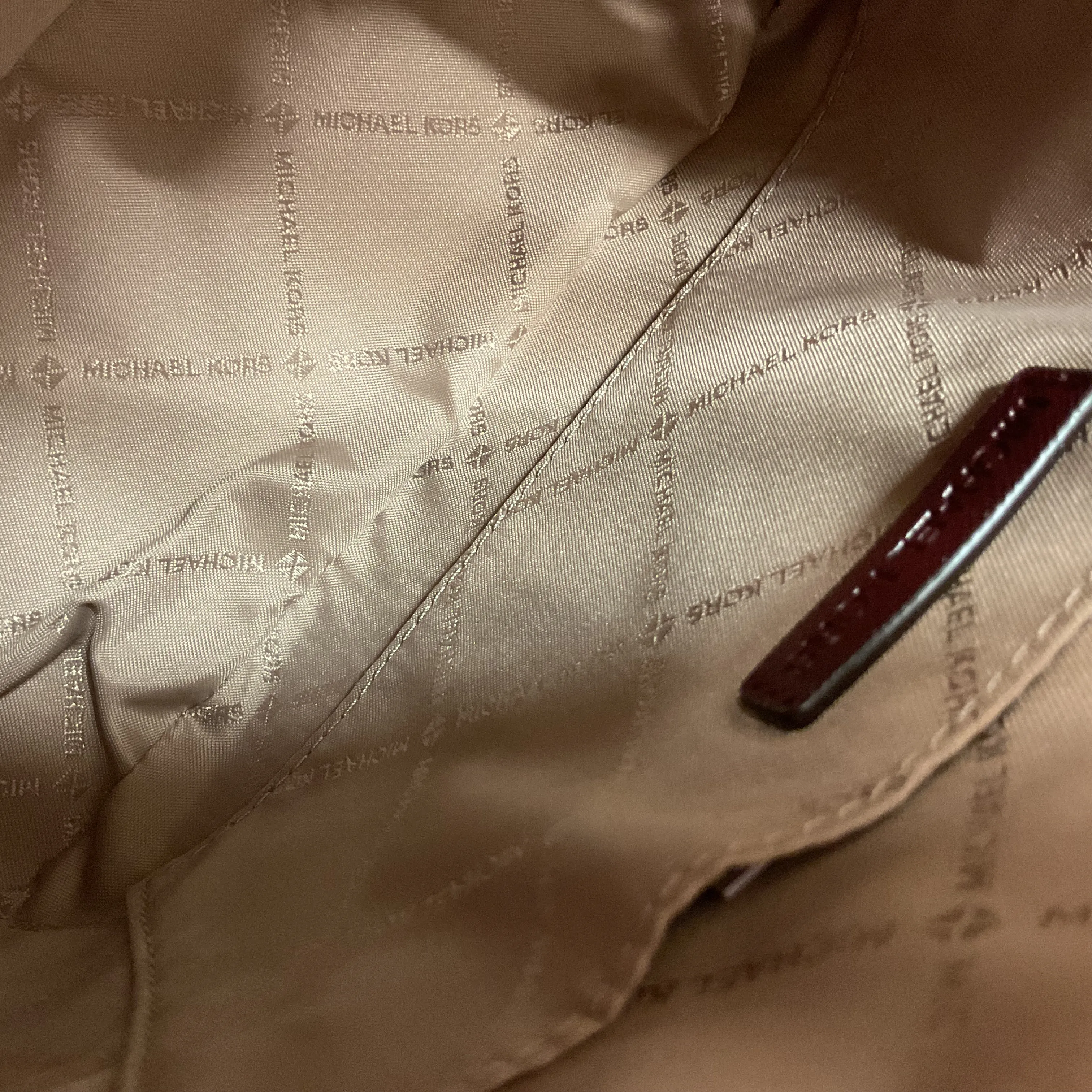 Crossbody Designer By Michael Kors, Size: Medium