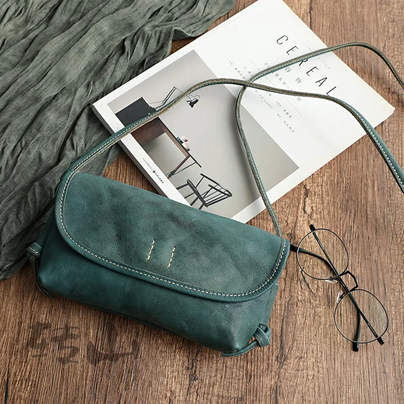 Cute Brown Leather Small Crossbody bag for Women Leather Small Shoulder Bag for Women