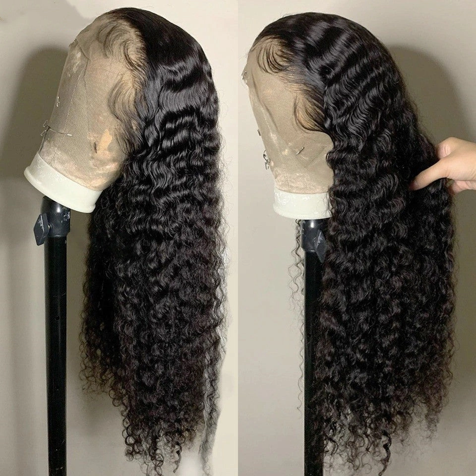 Daisy| Preplucked Virgin Human Hair Lace Wig | Deep Wave