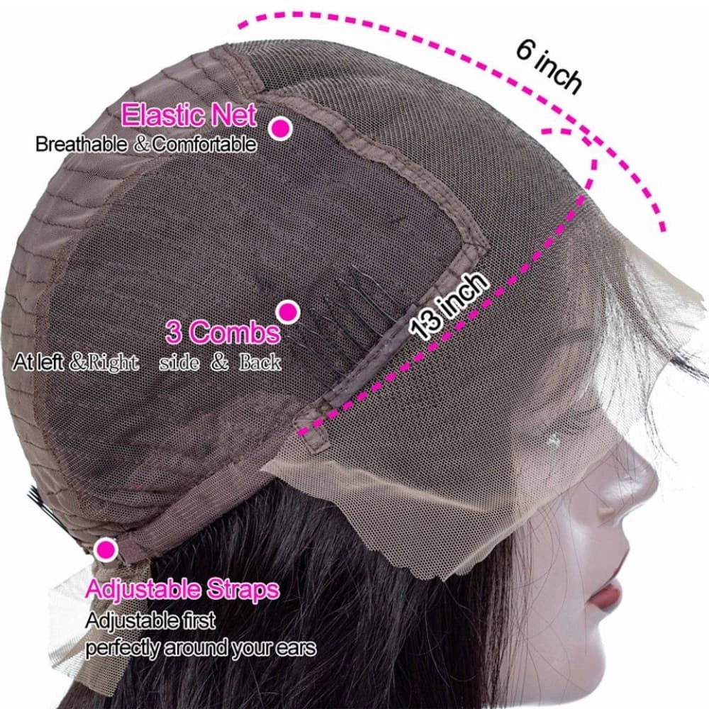 Destiny | Curly Pixie Cut 13x6 Preplucked Virgin Human Hair Lace Wig