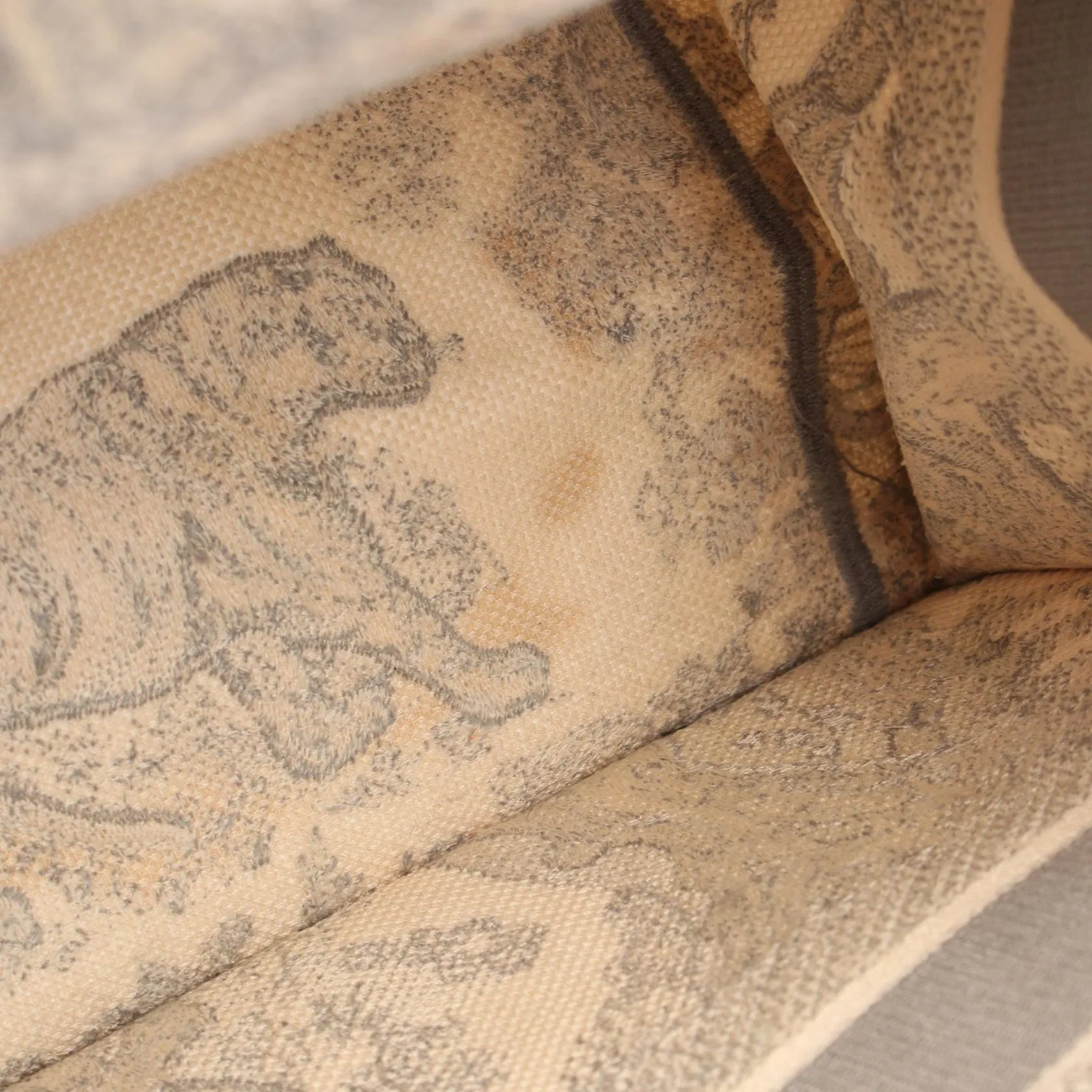 Dior Canvas Book Tote Medium Bag Toile de Jouy