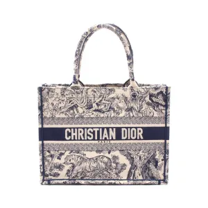 Dior Canvas Book Tote Medium Bag