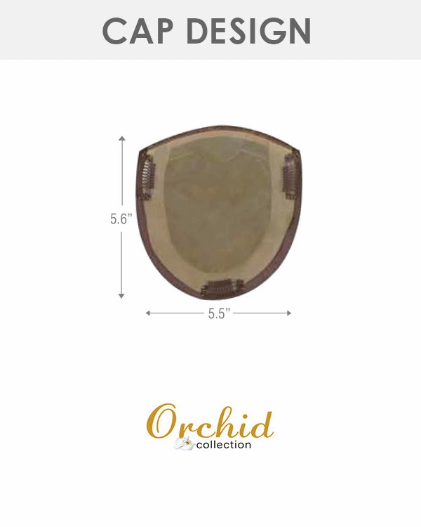 Discreet Topper | Monofilament Human Hair Wiglet by Orchid
