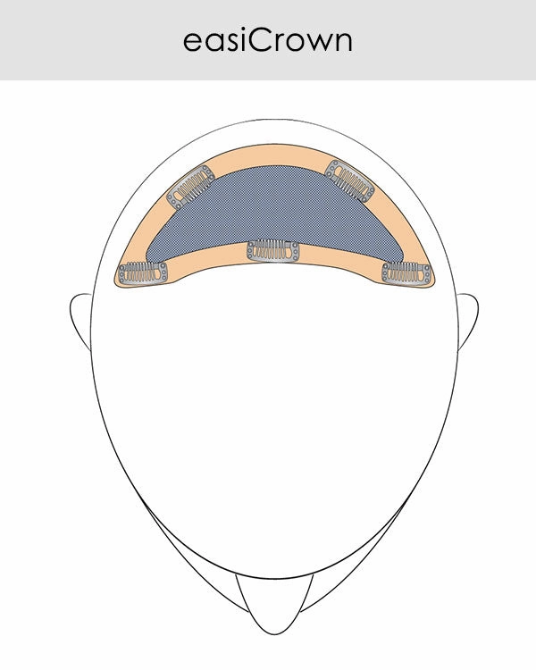 EasiCrown HD 18 inch (Exclusive) | Clip-in Crown Volumizer Topper by Jon Renau