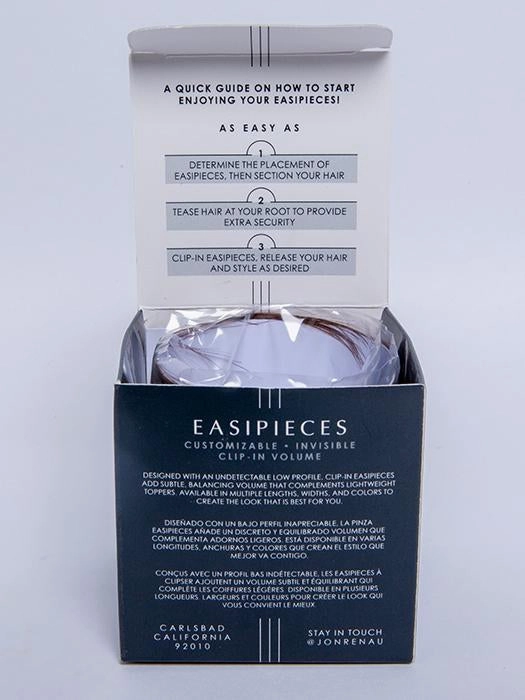 easiPieces 12" L x 6" W | Remy Human Hair Piece (1 Piece)