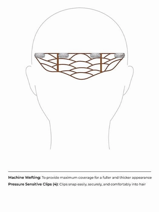 easiVolume 10" | Human Hair Extension | Clip In