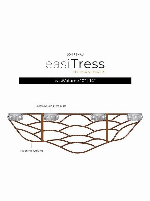 easiVolume 14" | Human Hair Extension | Clip In