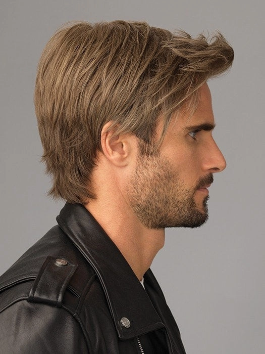 Edge Men's Wig by HIM | Heat Friendly Synthetic Hair | Average/Large Cap