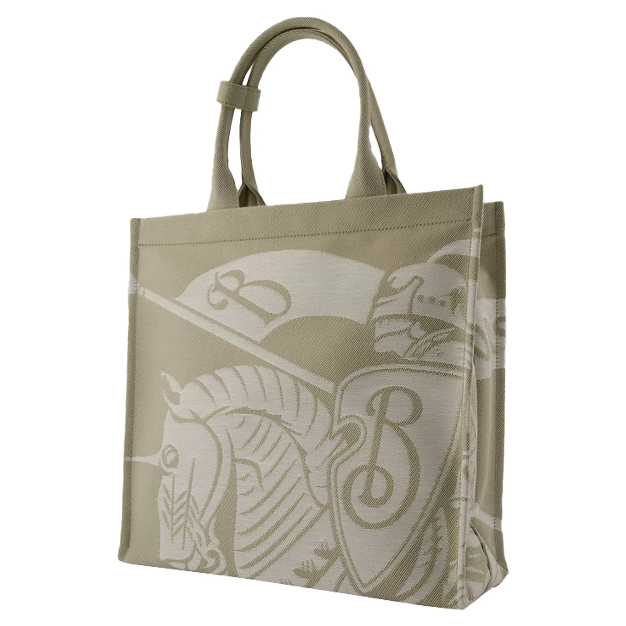 Ekd Shopper Bag - Burberry - Cotton - Beige