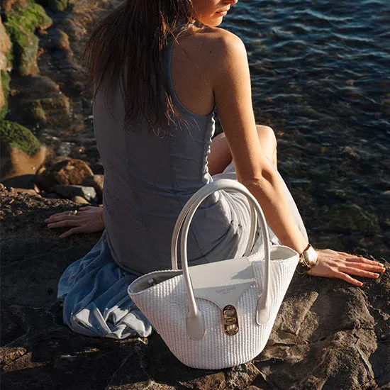 Emily Raffia 11" - Cream