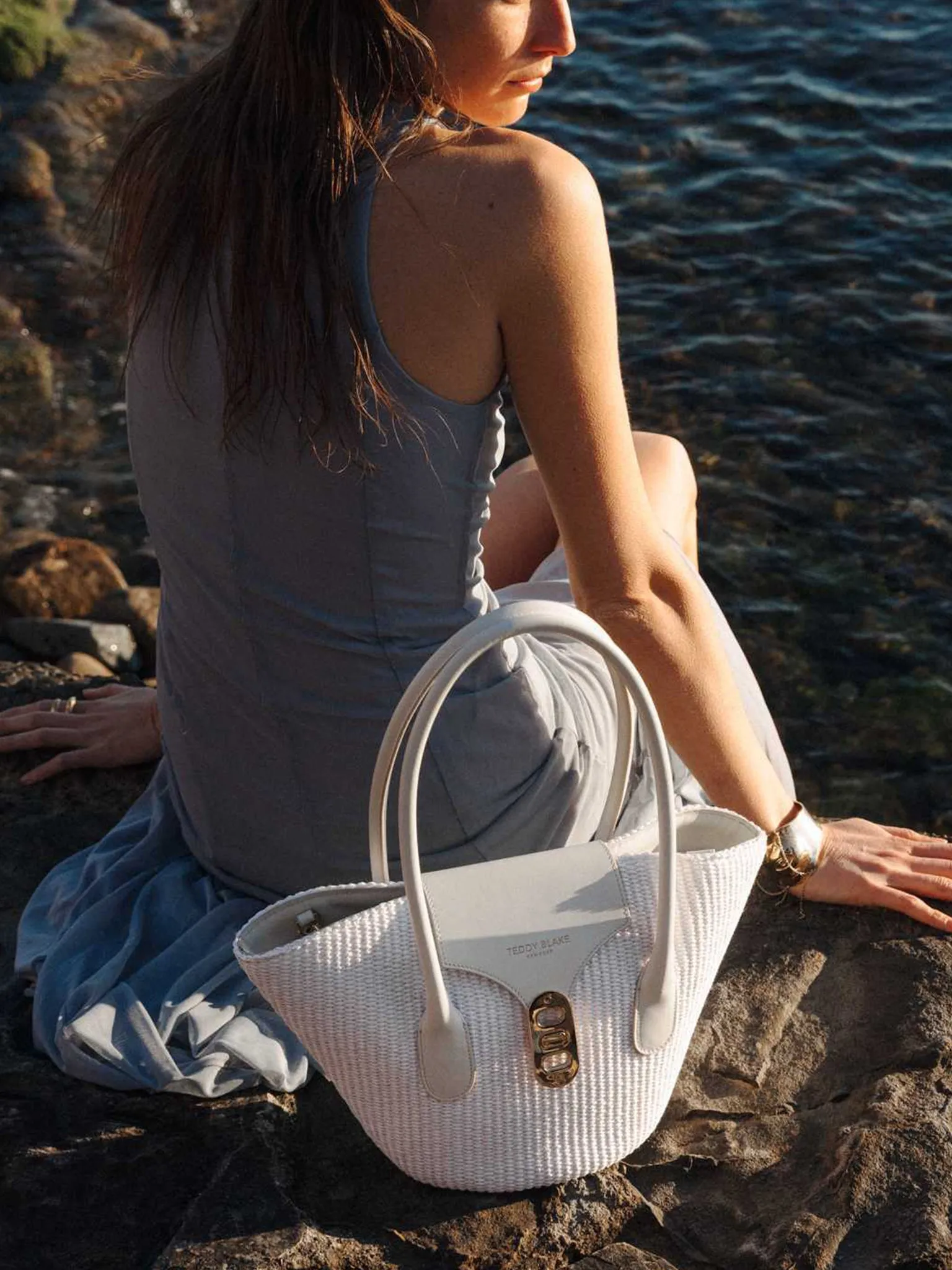 Emily Raffia 11" - Cream