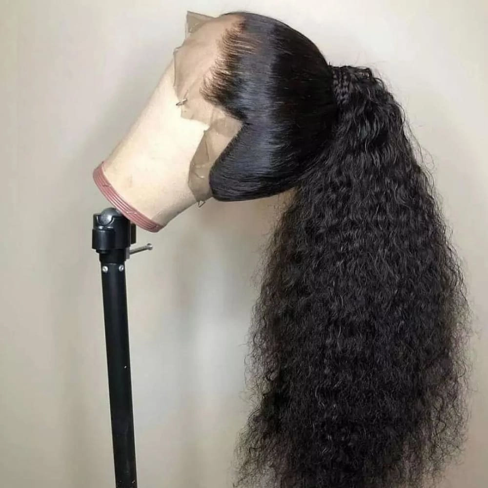 Ezra | Preplucked Human Hair 370 Lace Frontal Curly