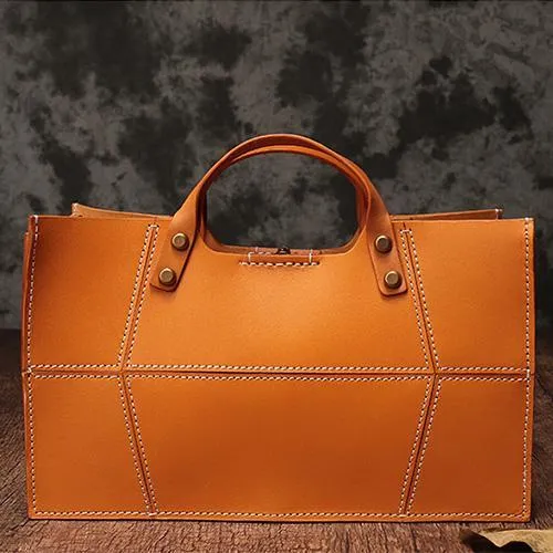 Fashion Womens Leather Square Handbag Purses Tan Small Handbag Shoulder Purse for Ladies
