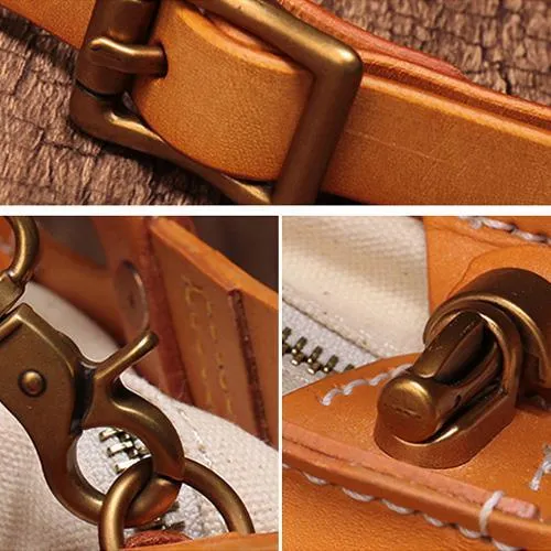 Fashion Womens Leather Square Handbag Purses Tan Small Handbag Shoulder Purse for Ladies