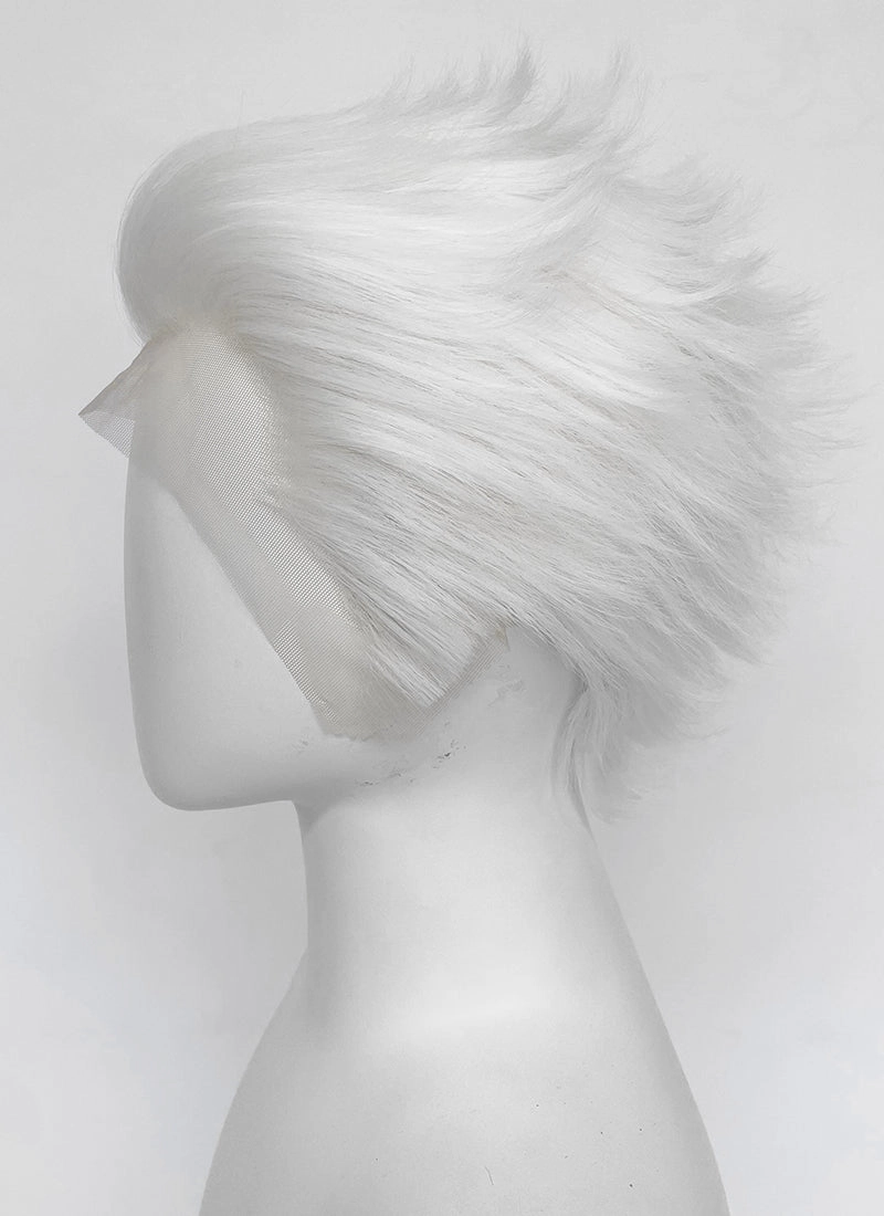 Fate/Stay Night Archer White Wavy Lace Front Synthetic Men's Wig LF6074