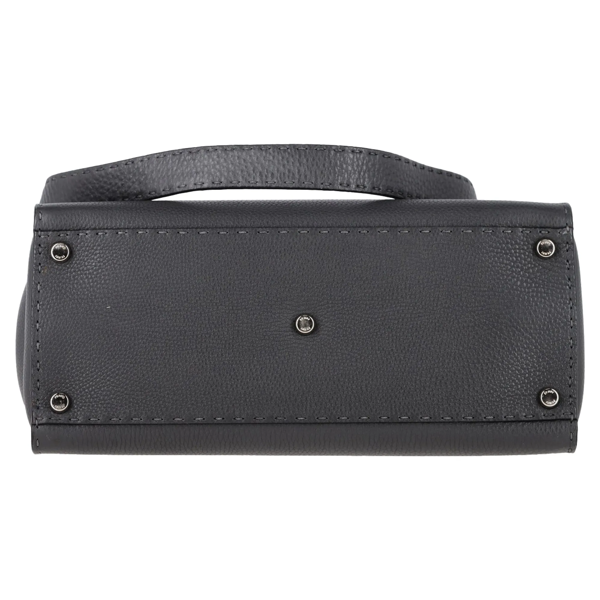 Fendi Medium 2Jours Tote Bag in Grey Leather