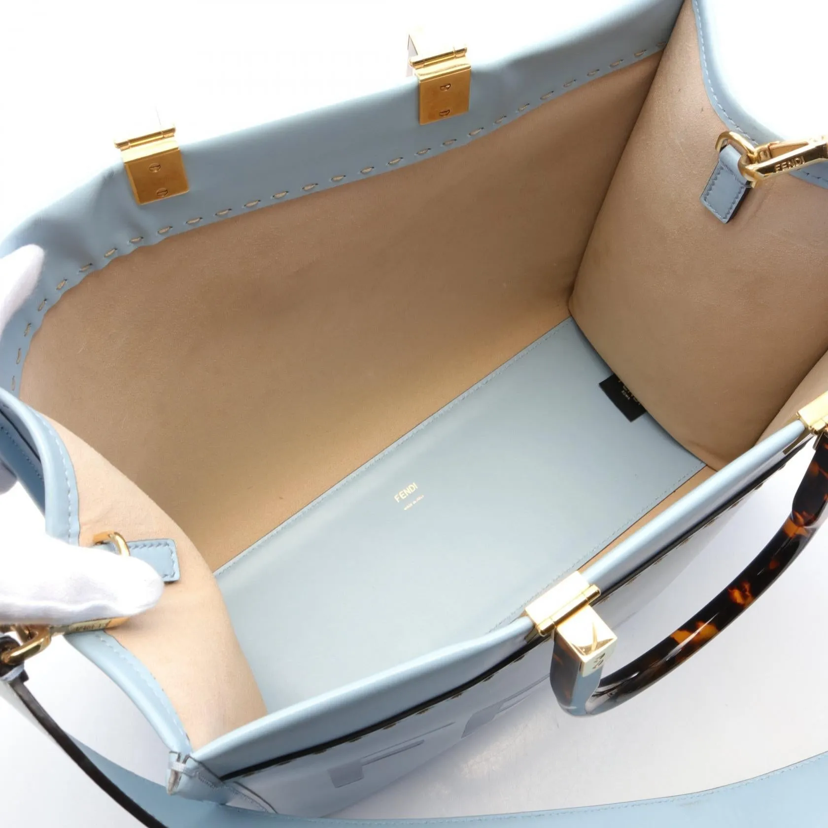 Fendi Sunshine Medium Leather Tote Bag