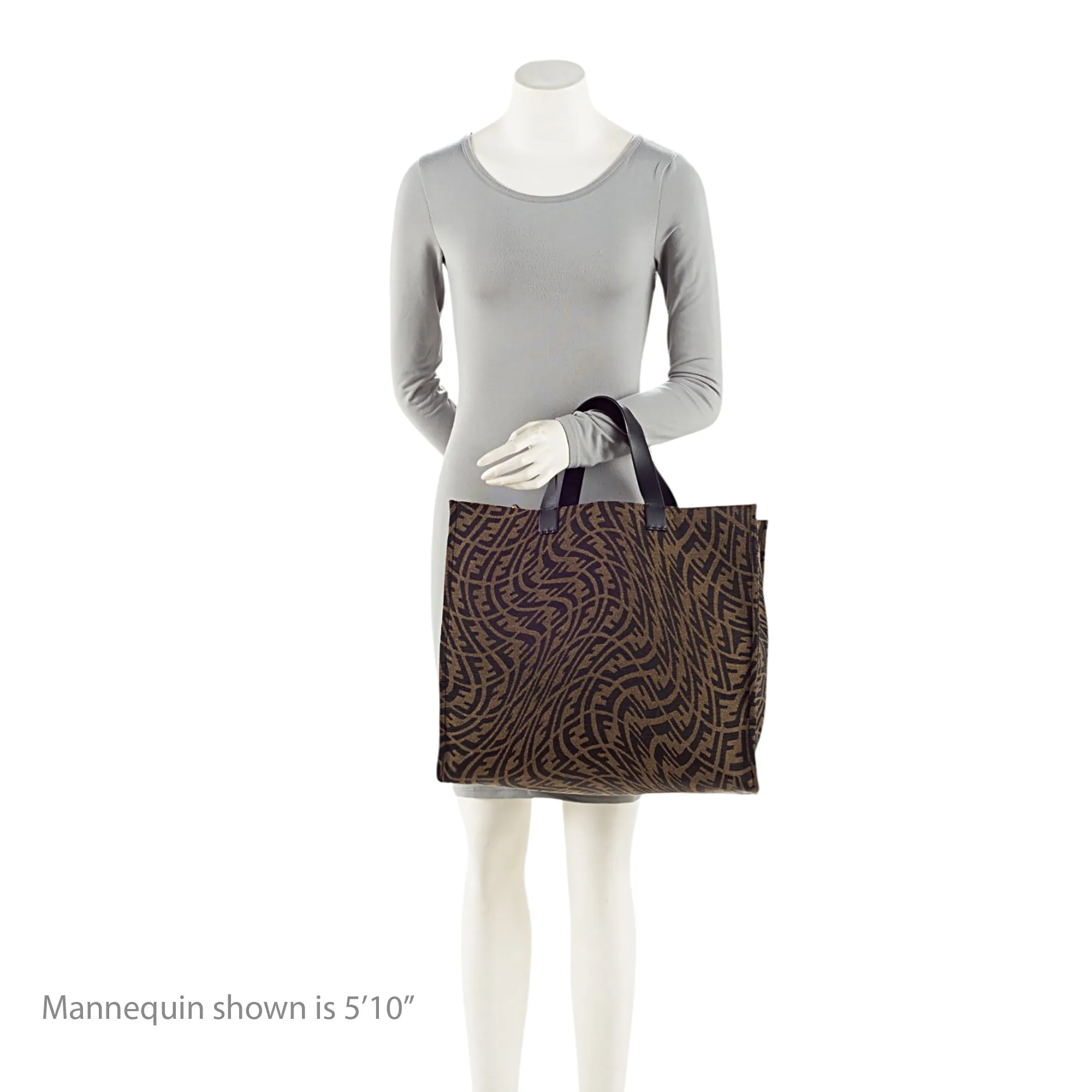 Fendi x Sara Coleman FF Vertigo Canvas Shopping Tote