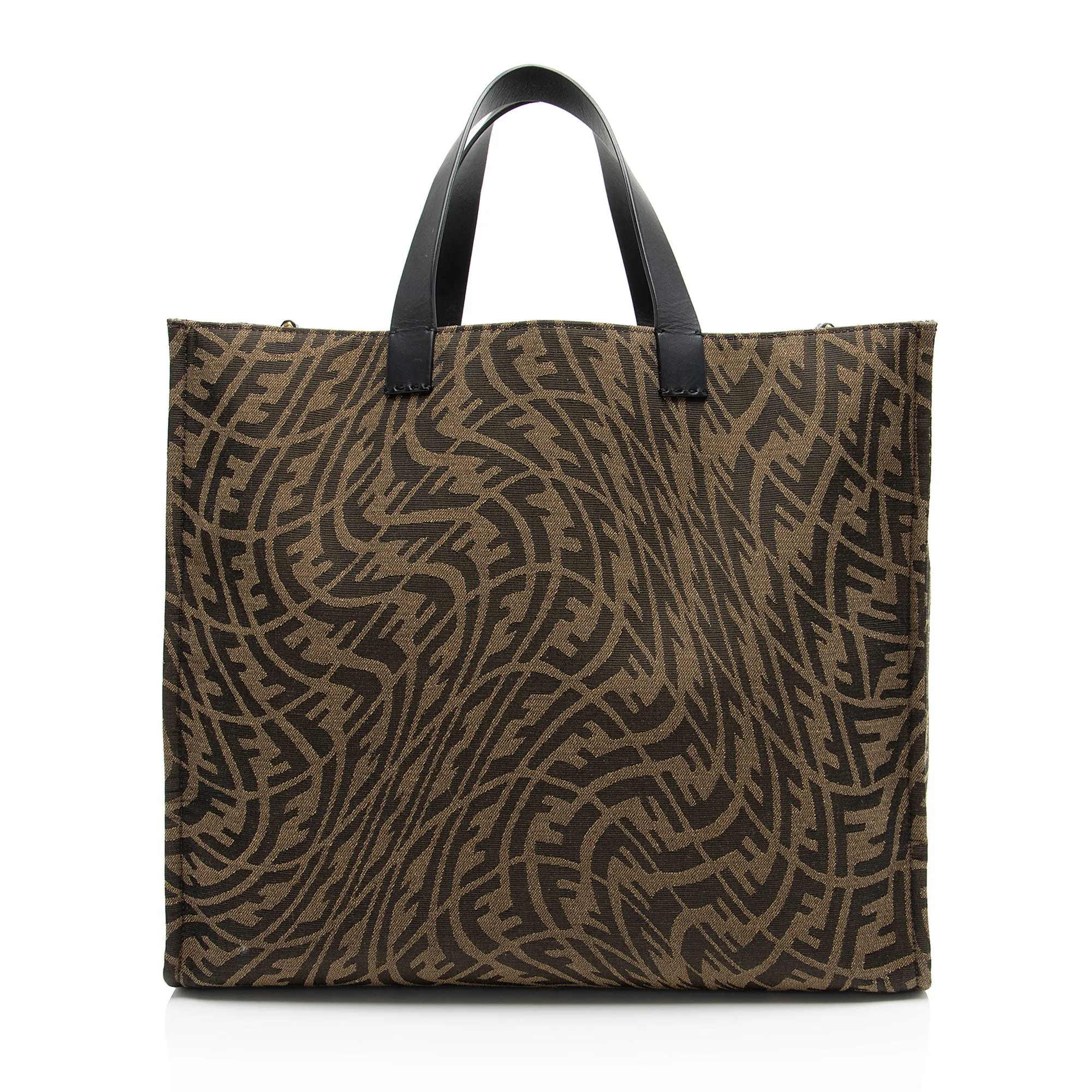 Fendi x Sara Coleman FF Vertigo Canvas Shopping Tote