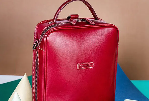 Genuine Leather Handbag Backback Bag Shoulder Bag Purse For Women