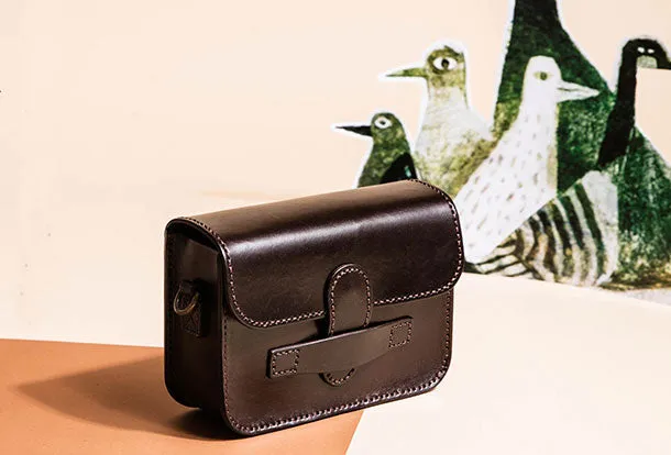 Genuine Leather Handbag Messenger Bag Crossbody Bag Shoulder Bag Purse For Women