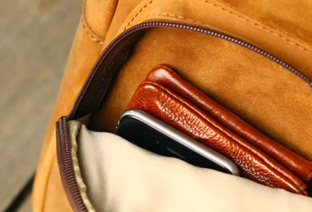 Genuine Leather Mens Chest Bag Cool Sling Bag Waist Bag Bike Bag Cycling Bag For Men