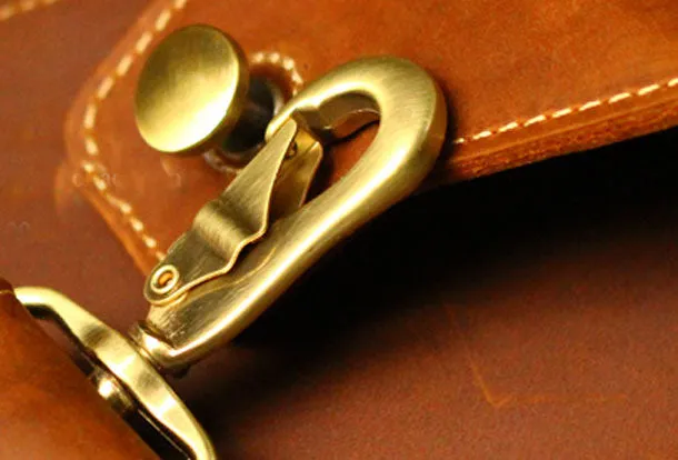 Genuine Leather Mens Cool Belt Chest Bag Sling Bag Crossbody Bag Travel Bag Hiking Bag for men
