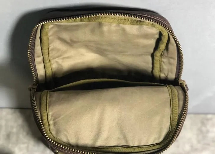 Genuine Leather Mens Cool Chest Bag Sling Bag Coffee Crossbody Pack Sling Pack for men