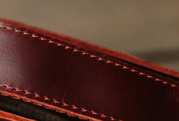 Genuine Leather Mens Cool Messenger Bag iPad Bag Chest Bag Bike Bag Cycling Bag For Men