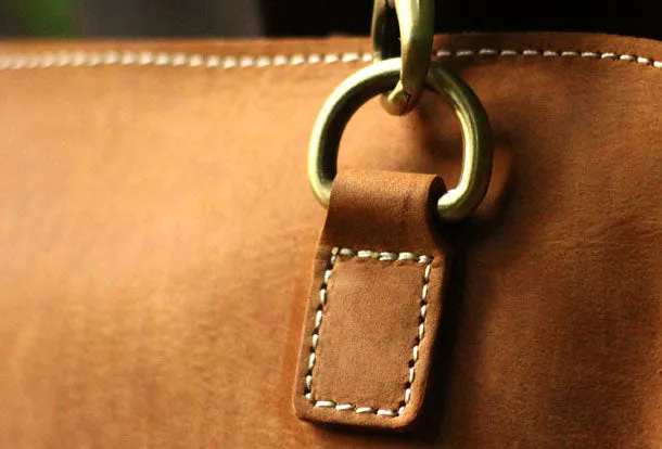 Genuine Leather Mens Cool Messenger Bag Ipad Bag Chest Bag Bike Bag Cycling Bag for men