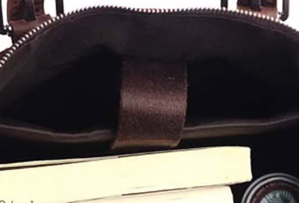 Genuine Leather Mens Cool Messenger Bag iPad Bag Chest Bag Bike Bag Cycling Briefcase Bag For Men