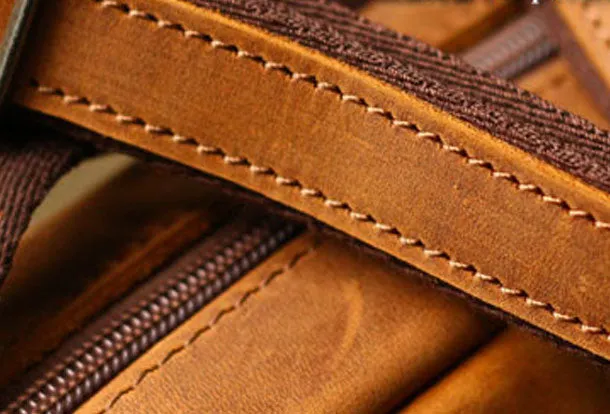 Genuine Leather Mens Cool Messenger Bag iPad Bag Chest Bag Bike Bag Cycling Evelope Cluth Bag For Men