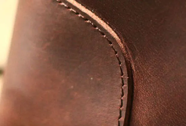 Genuine Leather Mens Cool Messenger Bag iPad Bag Chest Bag Bike Bag Cycling Evelope Cluth Bag For Men