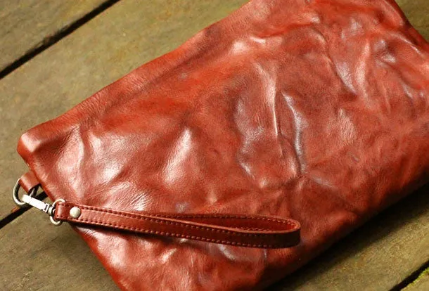 Genuine Leather Mens Cool Messenger Bag iPad Bag Chest Bag Bike Bag Cycling Evelope Cluth Bag For Men