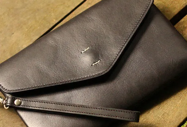 Genuine Leather Mens Cool Messenger Bag iPad Bag Chest Bag Bike Bag Cycling Evelope Cluth Bag For Men