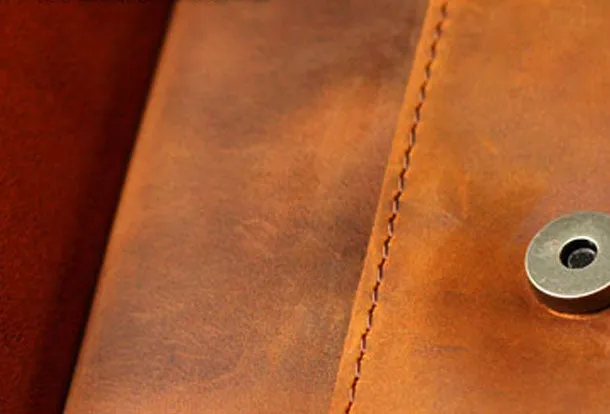 Genuine Leather Mens Cool Messenger Bag iPad Bag Chest Bag Bike Bag Cycling Evelope Cluth Bag For Men