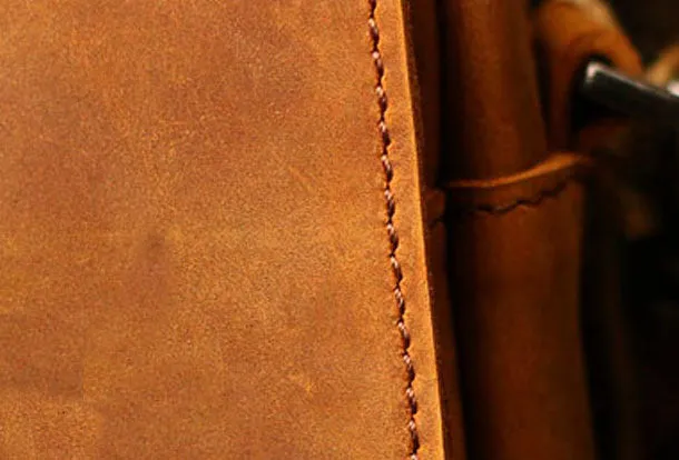 Genuine Leather Mens Cool Messenger Bag iPad Bag Chest Bag Bike Bag Cycling Evelope Cluth Bag For Men