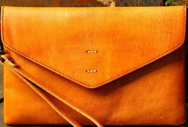 Genuine Leather Mens Cool Messenger Bag iPad Bag Chest Bag Bike Bag Cycling Evelope Cluth Bag For Men