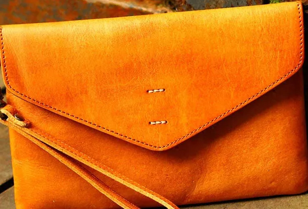 Genuine Leather Mens Cool Messenger Bag iPad Bag Chest Bag Bike Bag Cycling Evelope Cluth Bag For Men