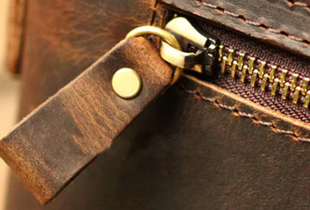 Genuine Leather Mens Cool Messenger Bag iPad Bag Chest Bag Bike Bag Cycling Evelope Cluth Bag For Men